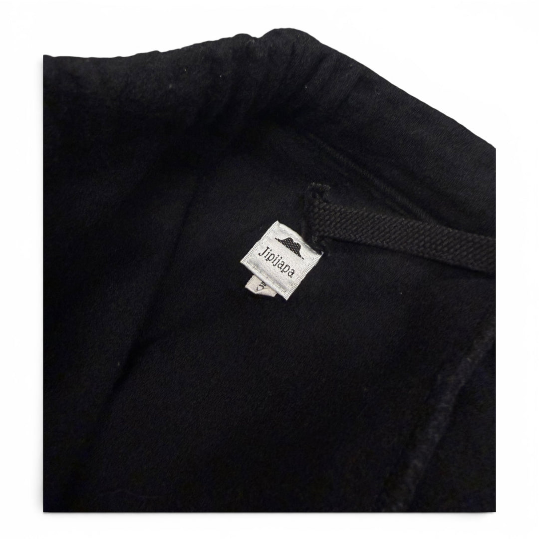 Vintage Jipijapa Wool Trousers Black (M)