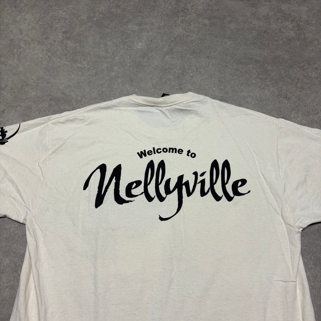 Vintage Nellyville Team Lunatics Cream Graphic T-Shirt (L)