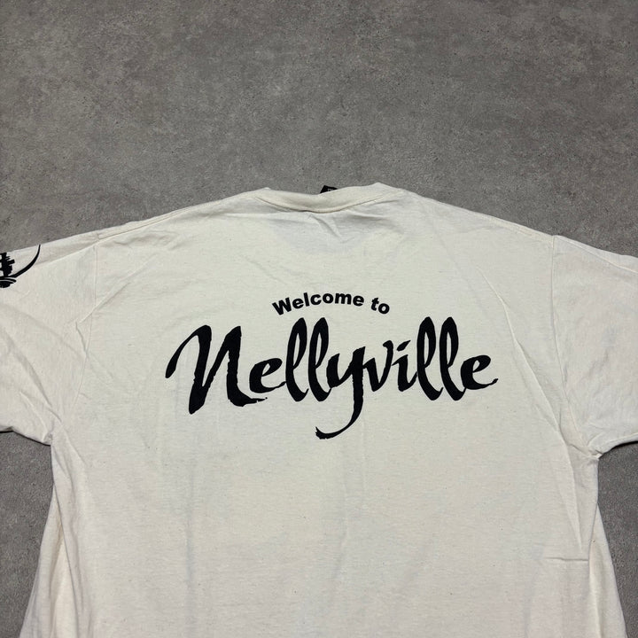 Vintage Nellyville Team Lunatics Cream Graphic T-Shirt (L)