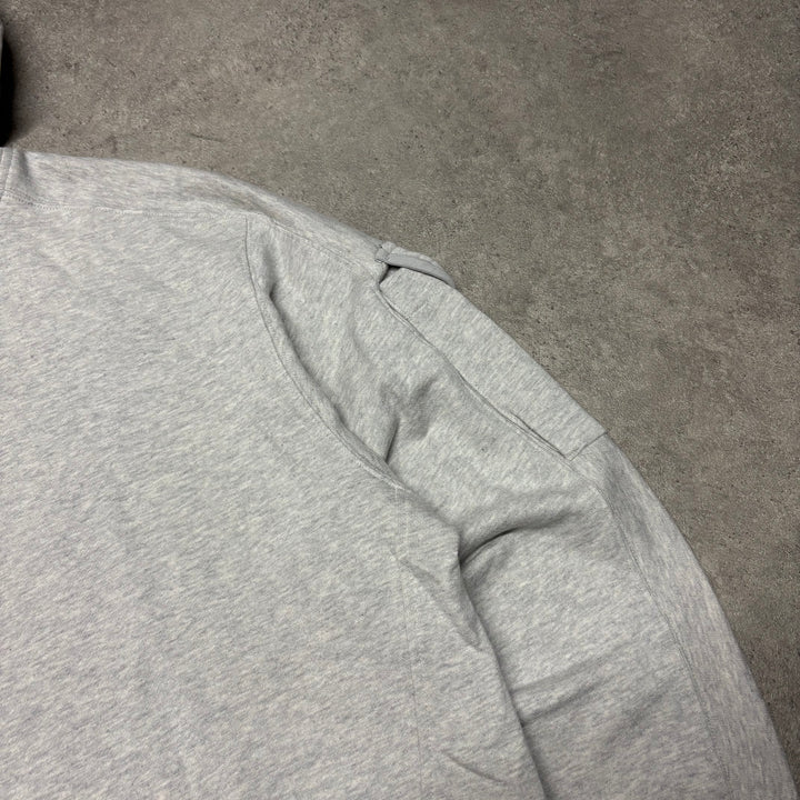 Palace Giant Woven Grey Pullover Hoodie (XL)