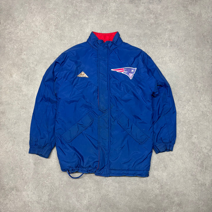 Vintage NFL Apex New England Patriots Blue Puffer Jacket (S)