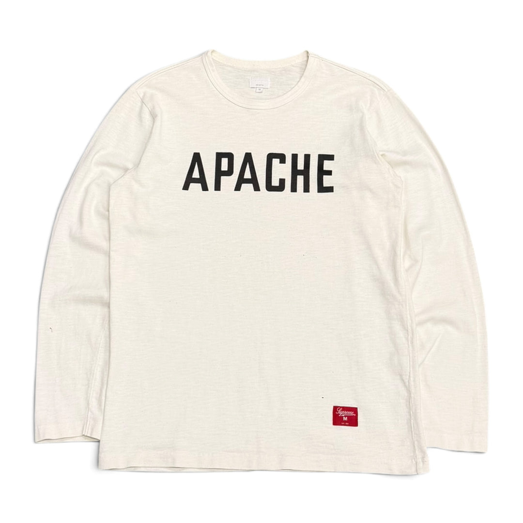 Supreme Apache Long Sleeve T shirt White (M)