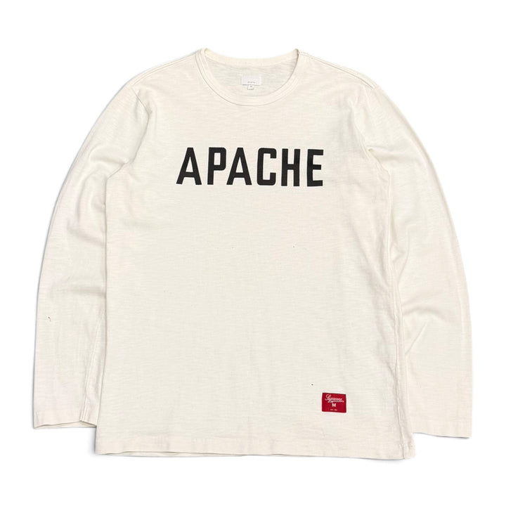 Supreme Apache Long Sleeve T shirt White (M)