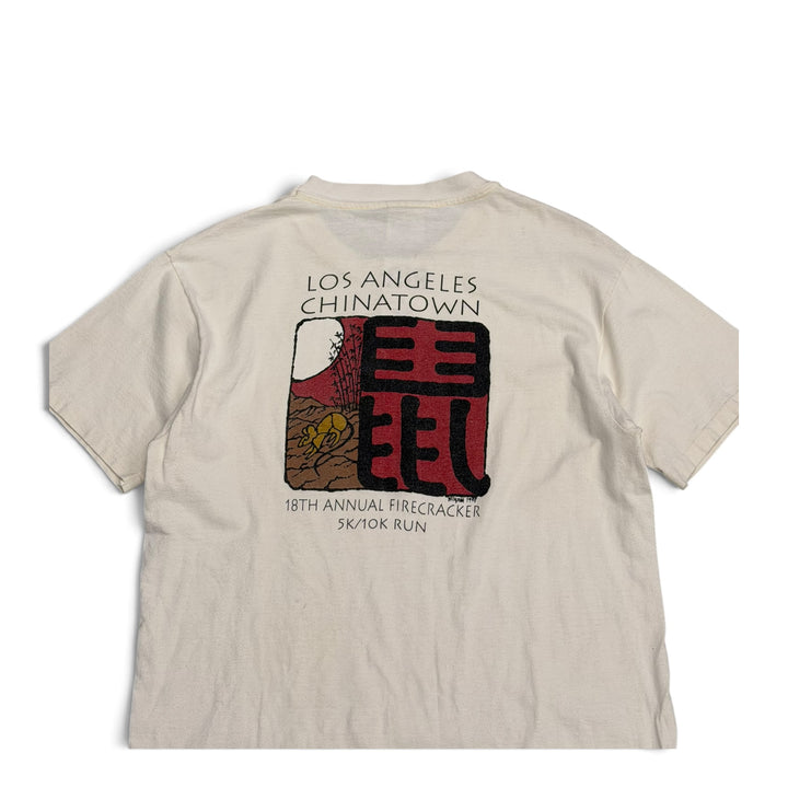 Vintage Year Of The Rat Graphic T shirt White (M)
