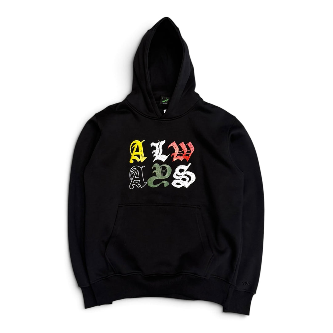 Always Do What You Should Do. Hoodie Black (L)