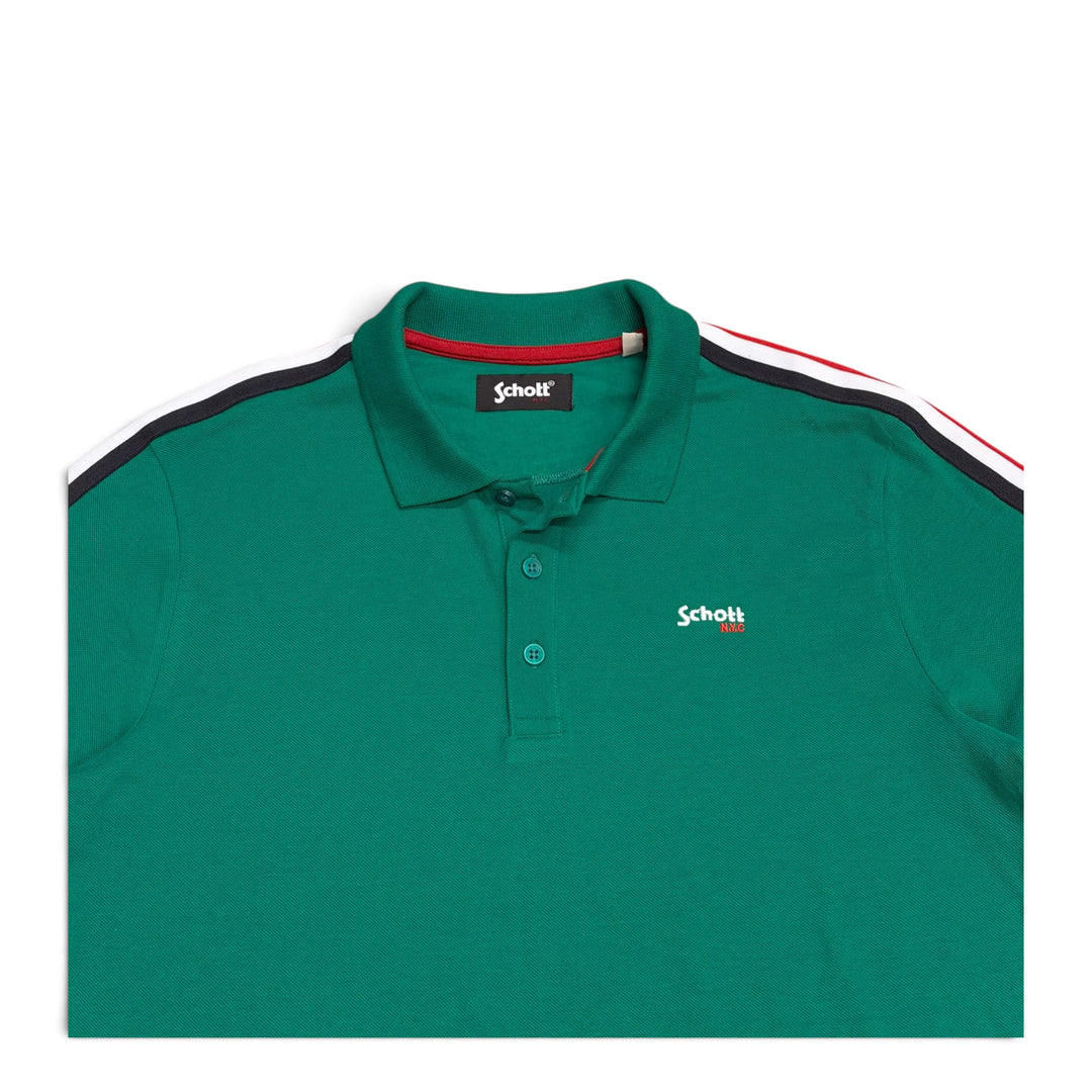 Vintage Schott Polo T shirt Green (L)