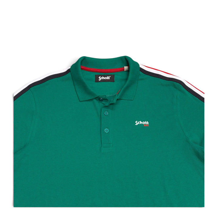 Vintage Schott Polo T shirt Green (L)