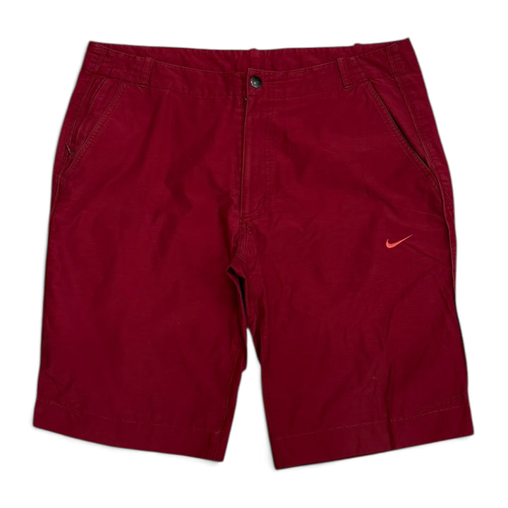 00's Vintage Nike Red Cargo Shorts (M)