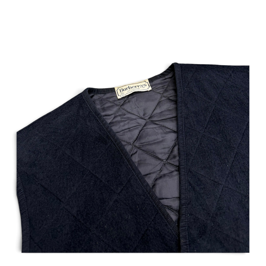 Vintage Burberry Wool Vest Navy (L)