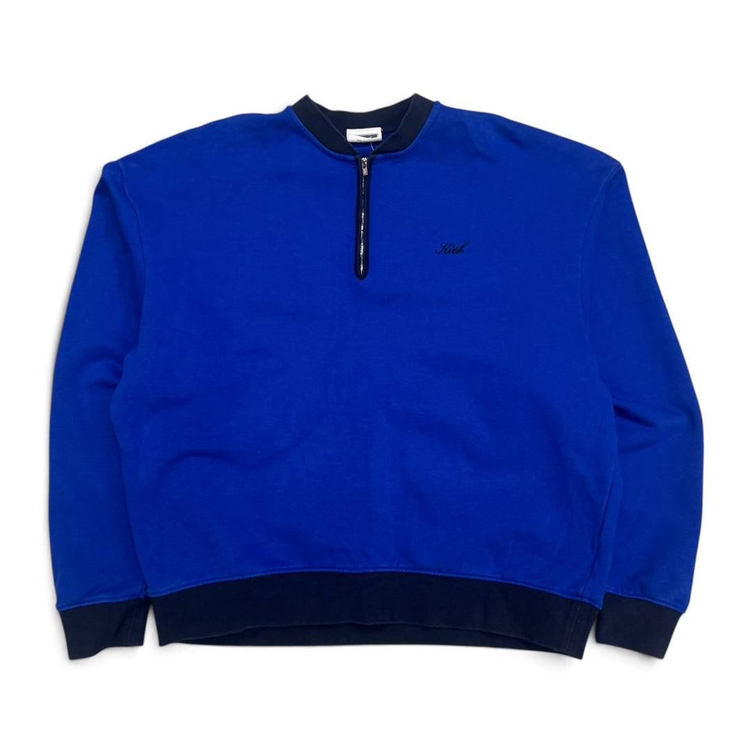 Kith Blue Quarter Zip Sweatshirt (L)