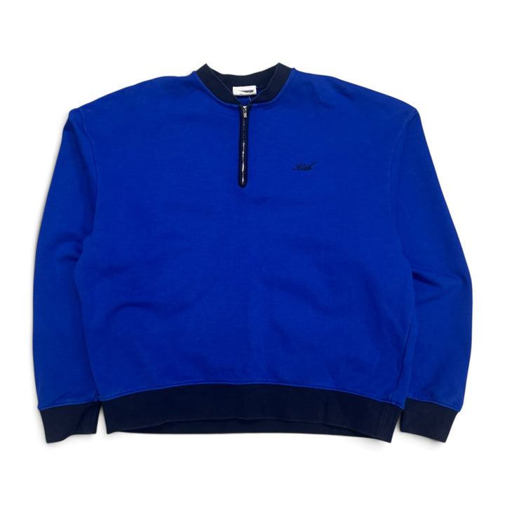 Kith Blue Quarter Zip Sweatshirt (L)