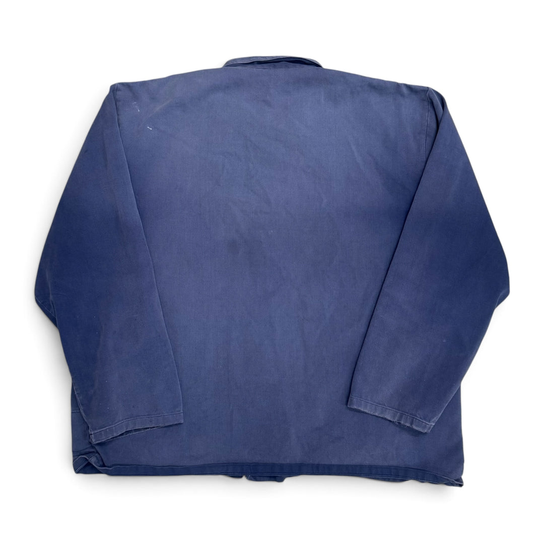 Vintage Distressed Faded Blue French Chore Jacket (XL)