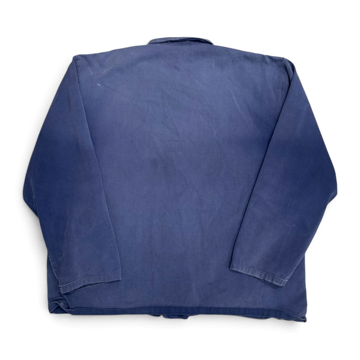 Vintage Distressed Faded Blue French Chore Jacket (XL)