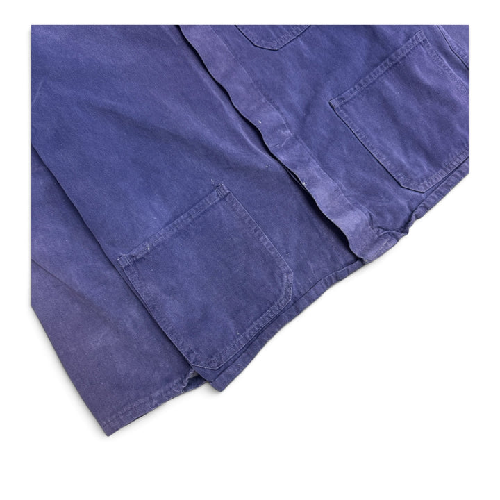 Vintage Distressed Faded (M)Blue French Chore Jacket