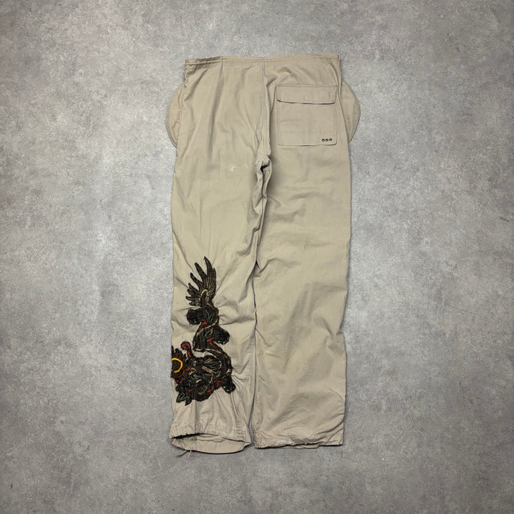 Vintage Maharishi Beige Cargo Trousers (L)