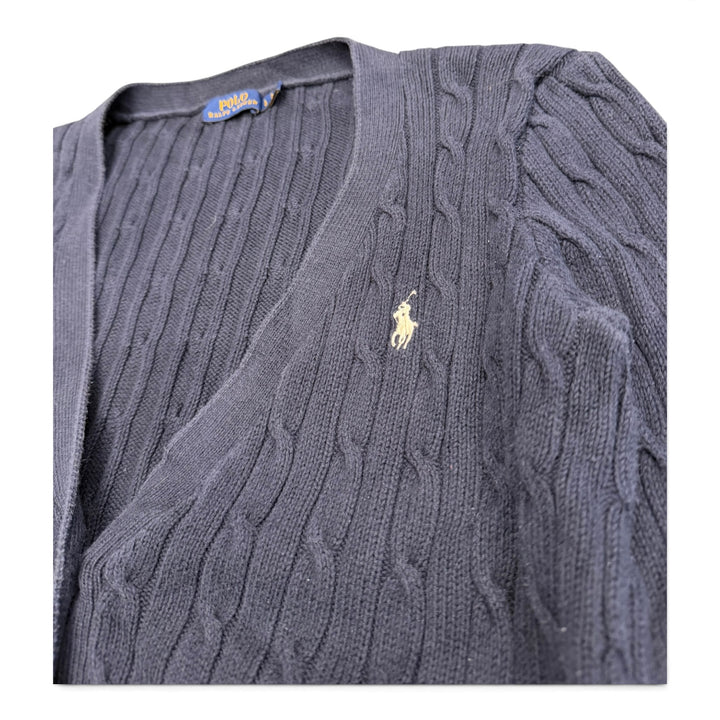 Vintage Polo Ralph Lauren Button Up Cardigan Navy  (L)