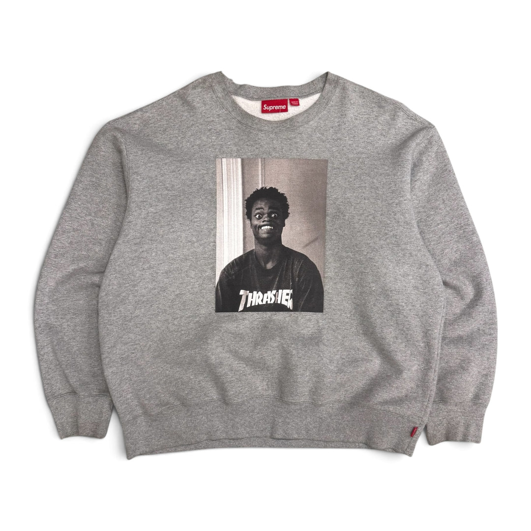 Supreme Thrasher Graphic Sweatshirt Gray (L)