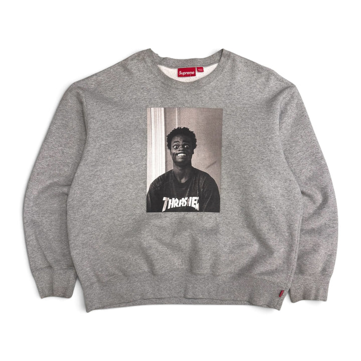Supreme Thrasher Graphic Sweatshirt Gray (L)