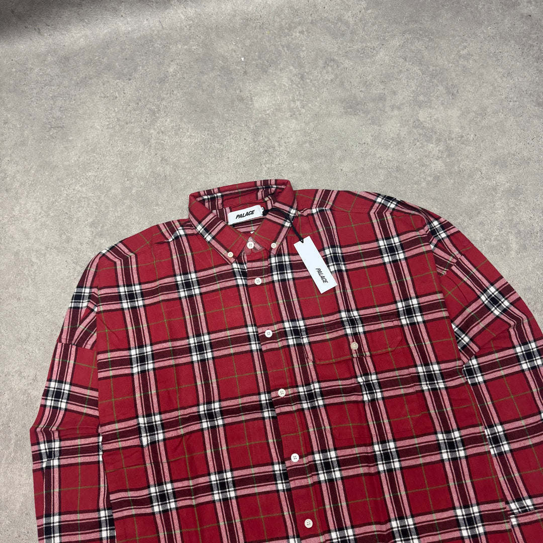 Palace Red Checkered Lumber Yak Shirt (M)