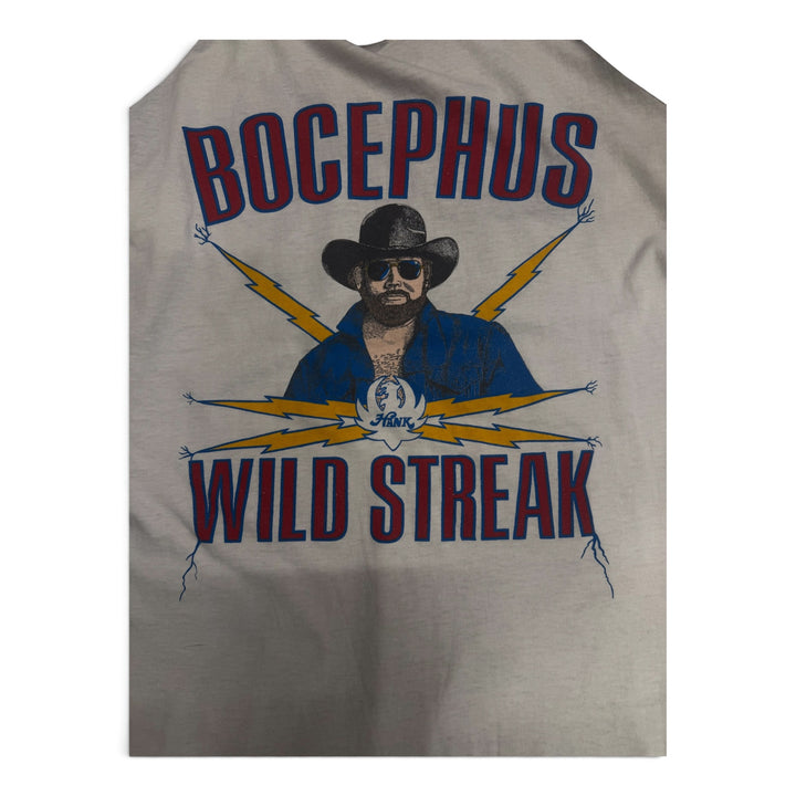 80's Vintage Bocephus Wild Streak 3/4 Sleeve T-Shirt (M)