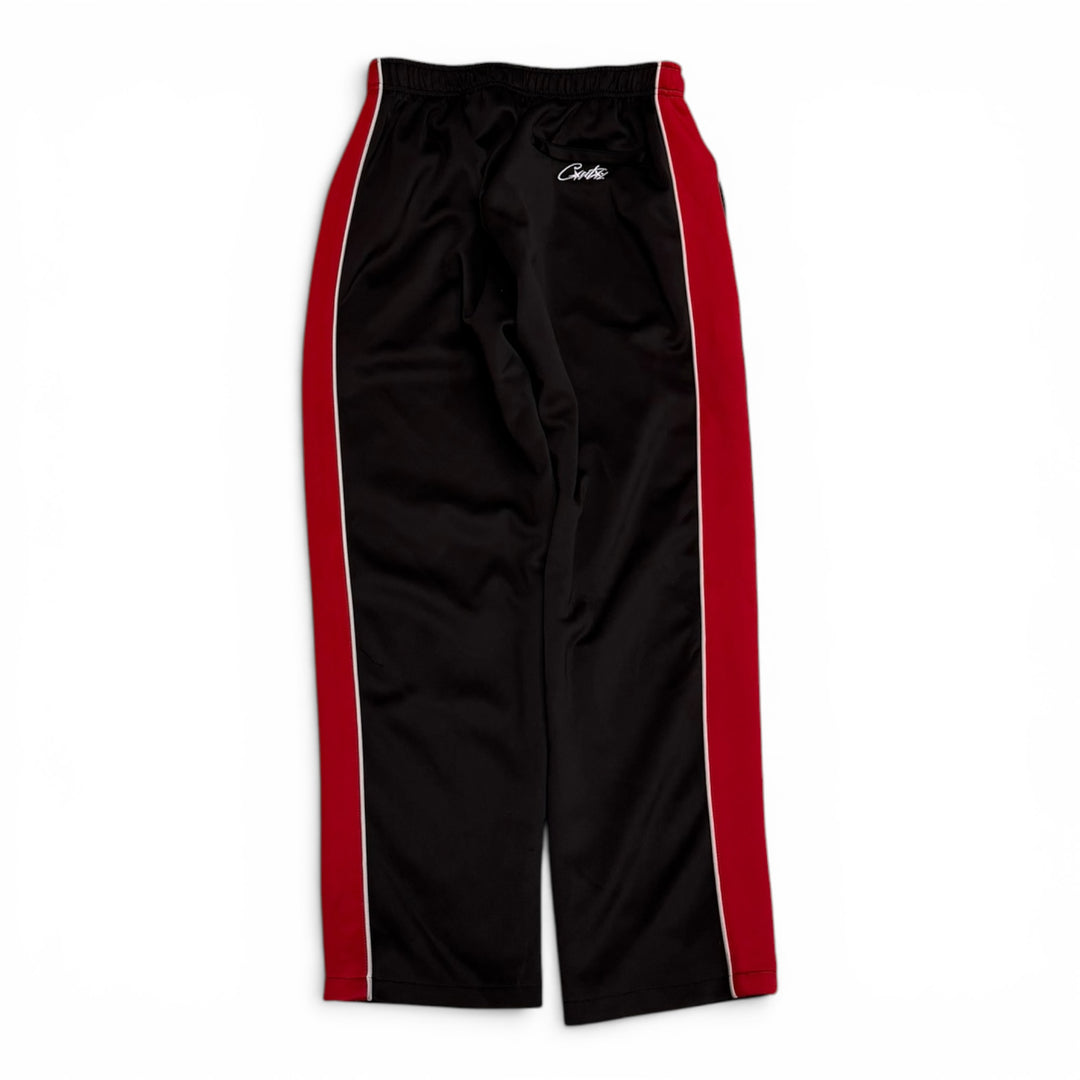 Corteiz Red & Black Full Tracksuit Set (L)