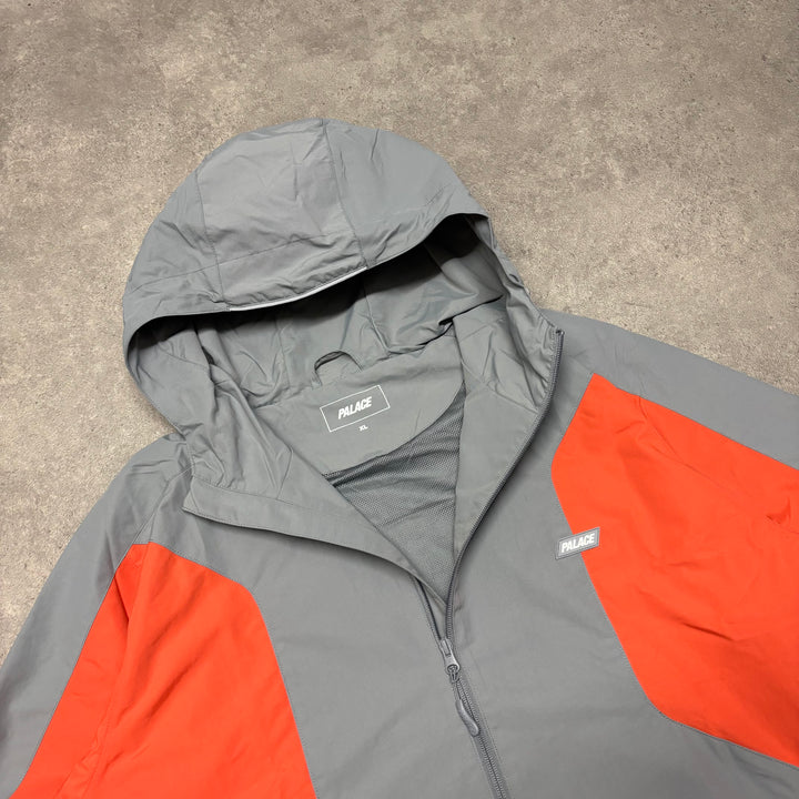 Palace Orange & Grey Duo Shell Jacket (XL)