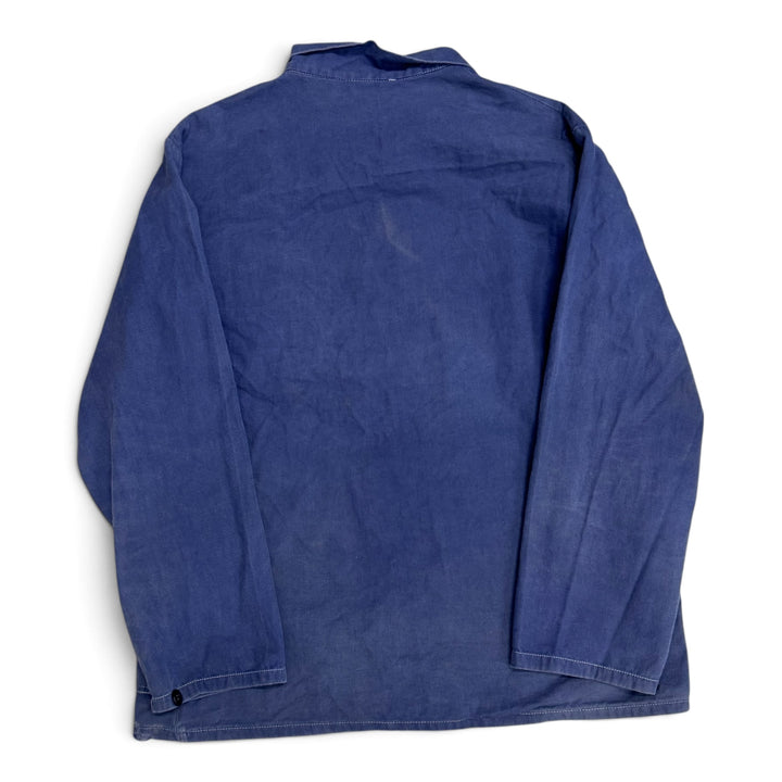 Vintage Distressed Blue French Chore Jacket (L)