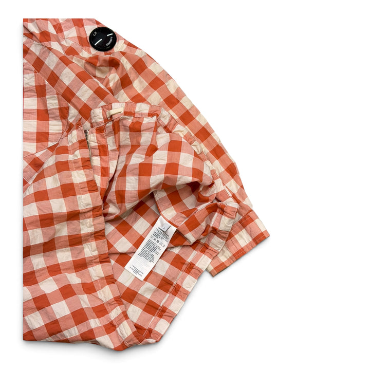 CP Company Gingham Red Zip Up Jacket (L)