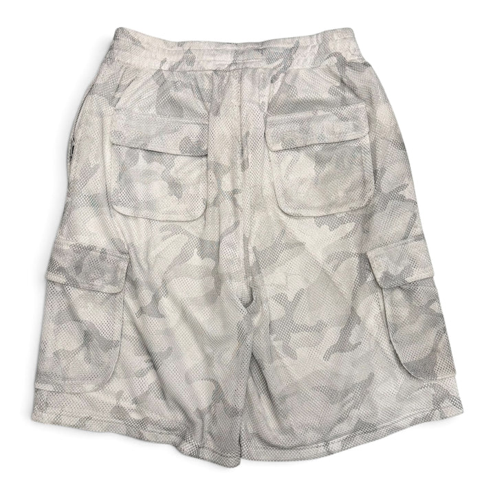 Always Do What You Should Do Camo Mesh Shorts White (XL)