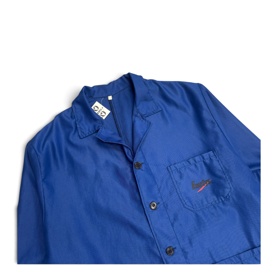 Vintage Distressed Blue French Chore Jacket (L)
