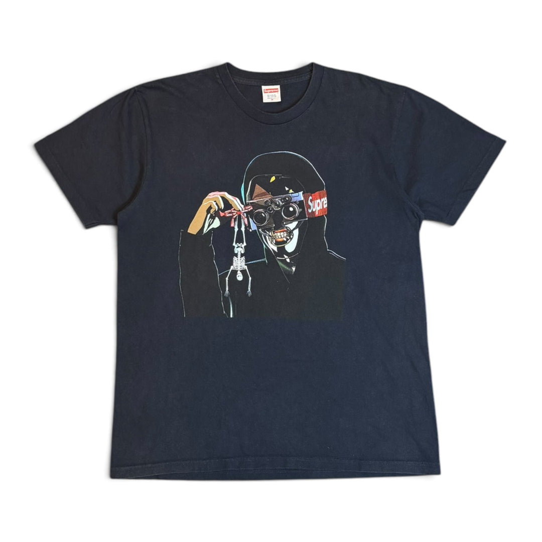 Supreme Navy Graphic T-Shirt (M)
