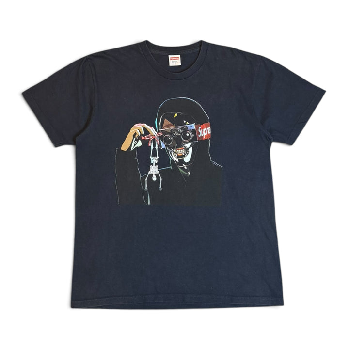 Supreme Navy Graphic T-Shirt (M)