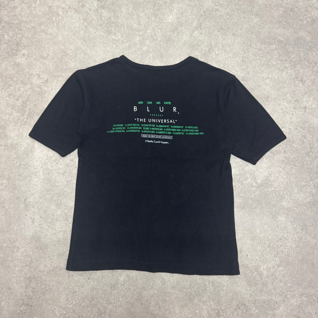 Vintage 90's Blur Black Baby T-Shirt (S)