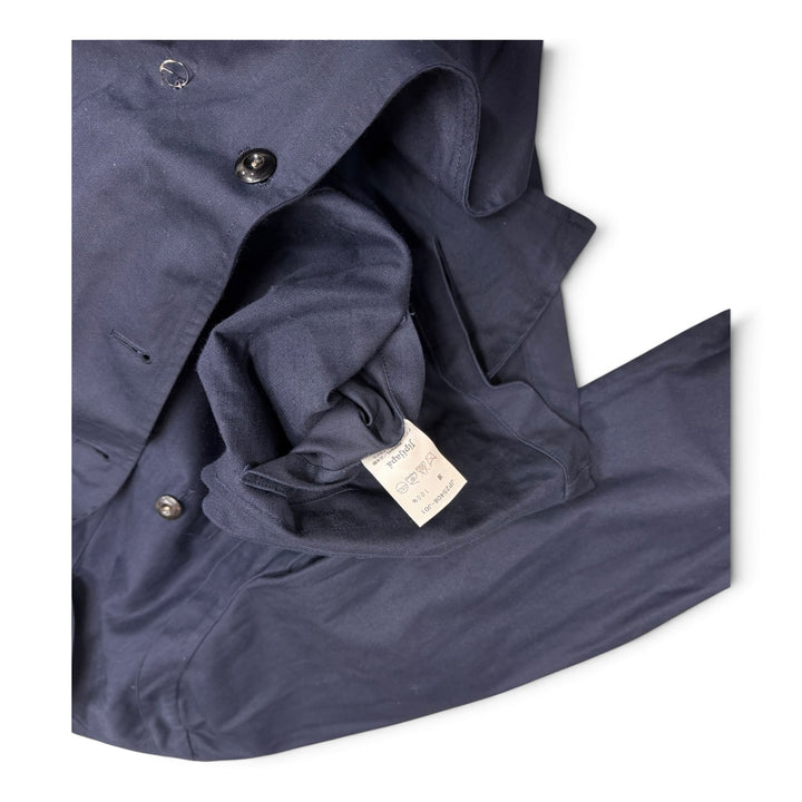 Vintage Jipijapa Button Up  Jacket Navy (L)