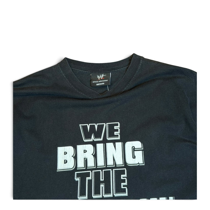 Vintage WWE 'We Bring The Whuppin' Black Graphic T-Shirt (M)