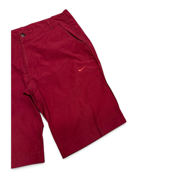 00's Vintage Nike Red Cargo Shorts (M)