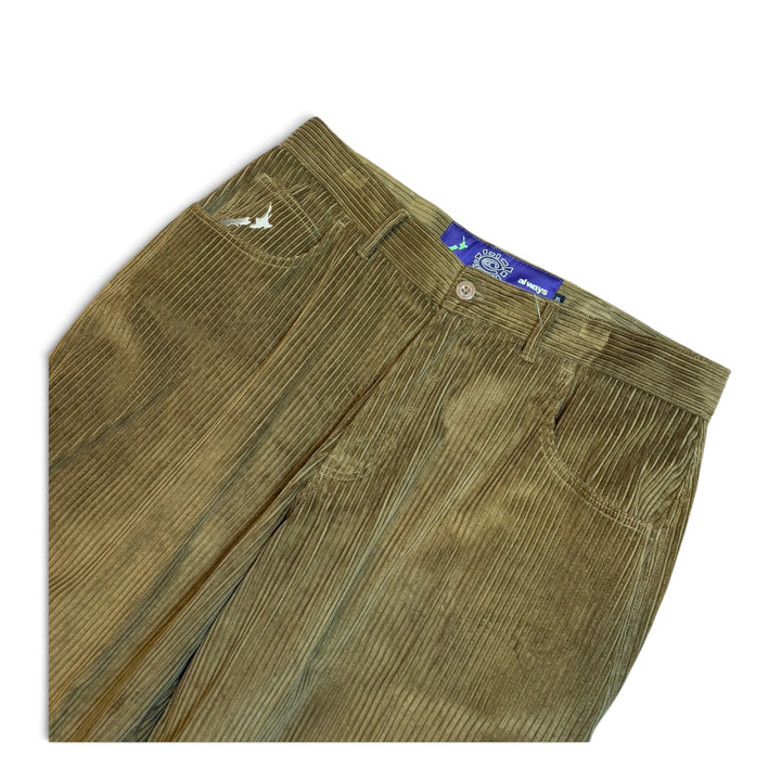 Always Do Brown Jumbo Corduroy Trousers (XL)