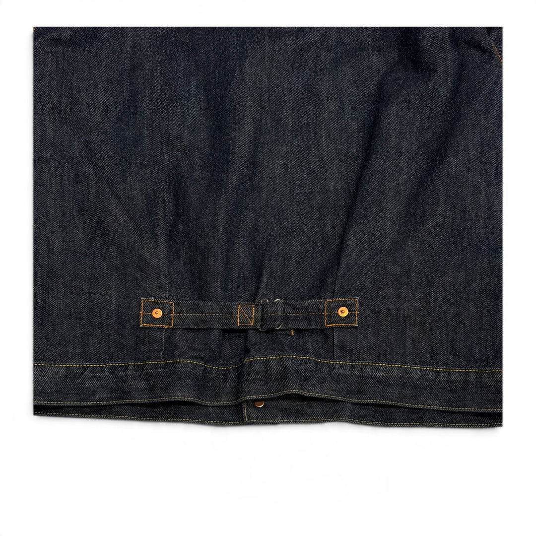 Kapital Raw Denim Dark Blue Trucker Jacket (L)
