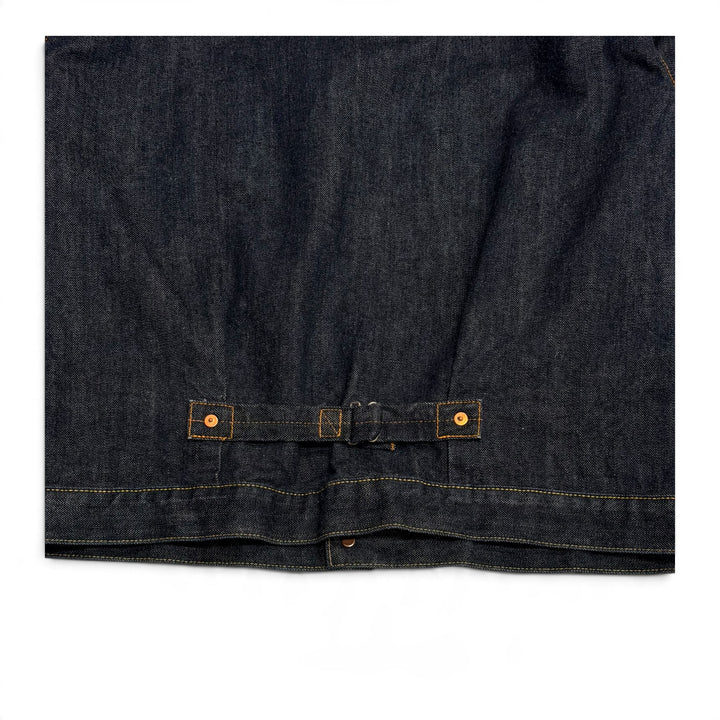 Kapital Raw Denim Dark Blue Trucker Jacket (L)