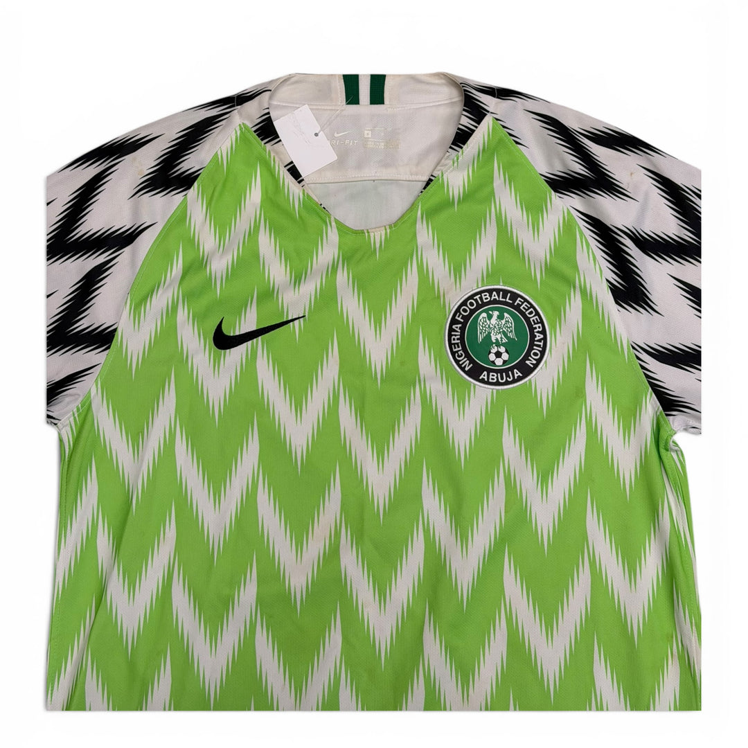 2018 Nigeria Home Football Shirt Green (S)
