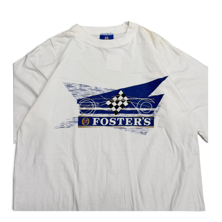 Vintage Foster's Graphic T shirt White (XL)