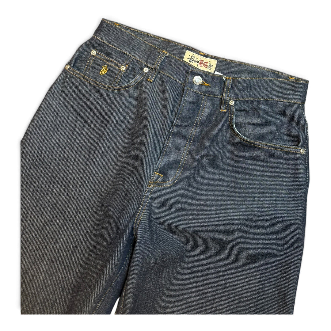 Stussy Dark Blue Raw Denim Jeans (30)