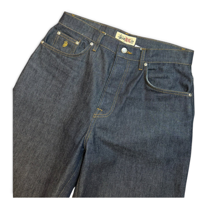 Stussy Dark Blue Raw Denim Jeans (30)