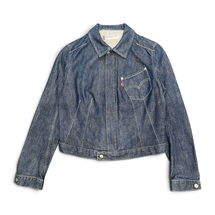 Vintage Levis Engineered Denim Jacket Blue (S)