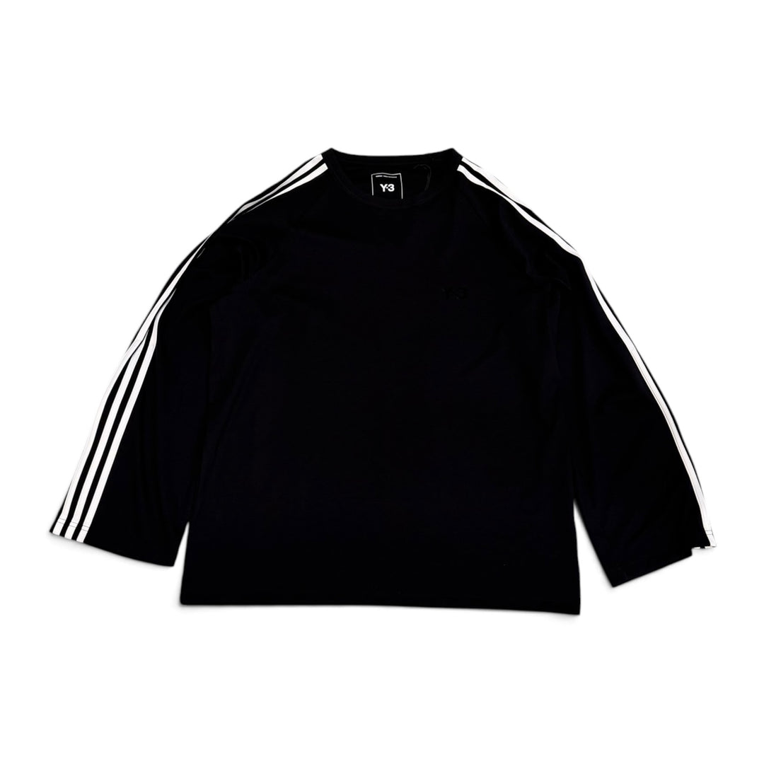 Adidas Y3 Long Sleeve Black T-shirt (M)