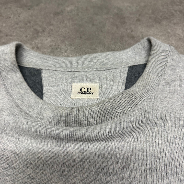 CP Company Grey Seed_3 Embroidered Sweatshirt (L)
