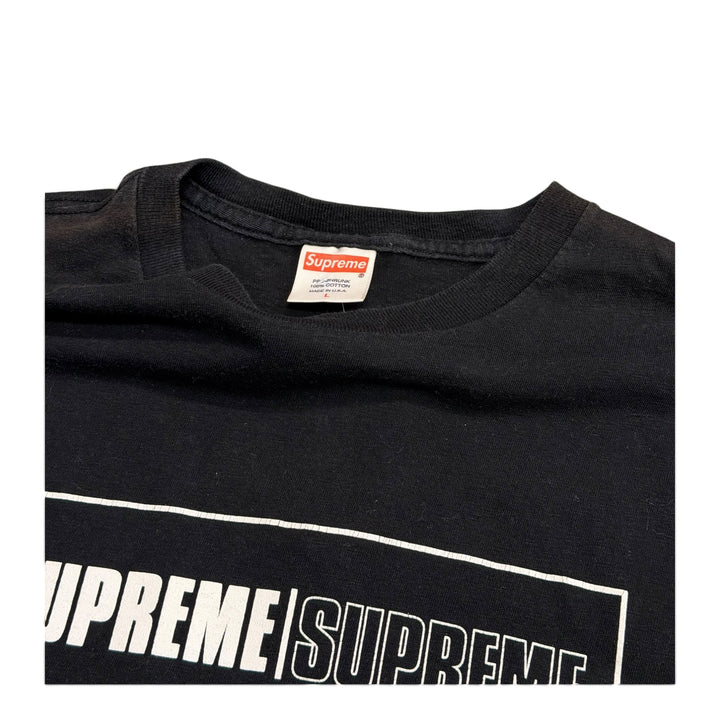 Supreme Spell Out Box Logo T shirt Black (M)
