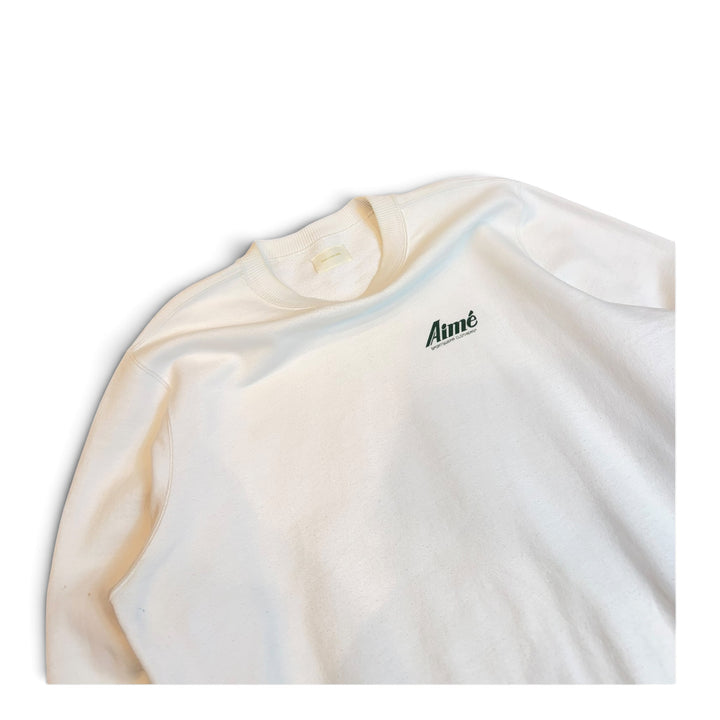 Aime Leon Dore White Graphic Sweatshirt (L)
