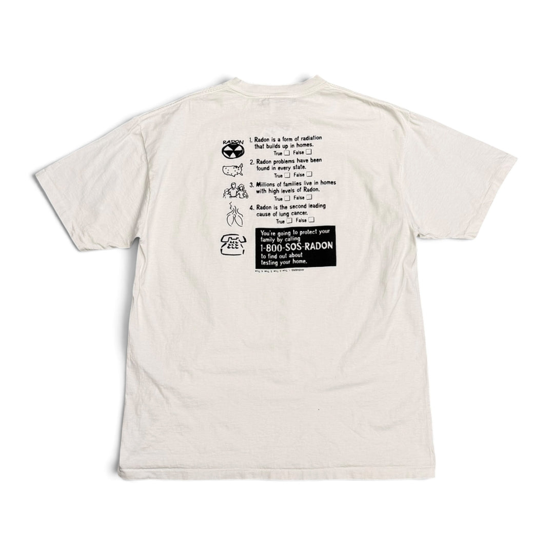 Vintage Single Stitch Radon Graphic T shirt White (XL)