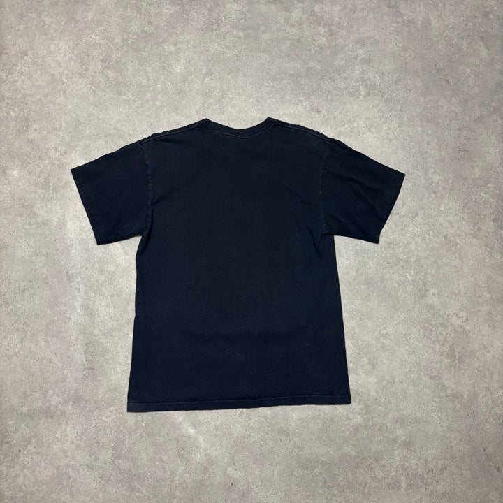 Vintage Nascar Black Graphic T-Shirt (L)